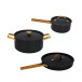 Arvet Set 3 delar Svart