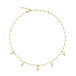Emmy Pearl Halsband Gold Crystal