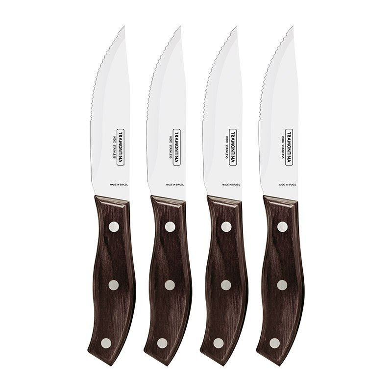 Churrasco Knivset 4 delar Brun