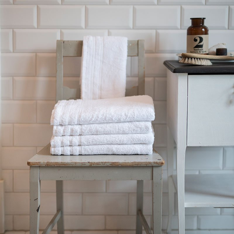 6-set Handdukar & Badlakan Corfu Eco Flower Frotté