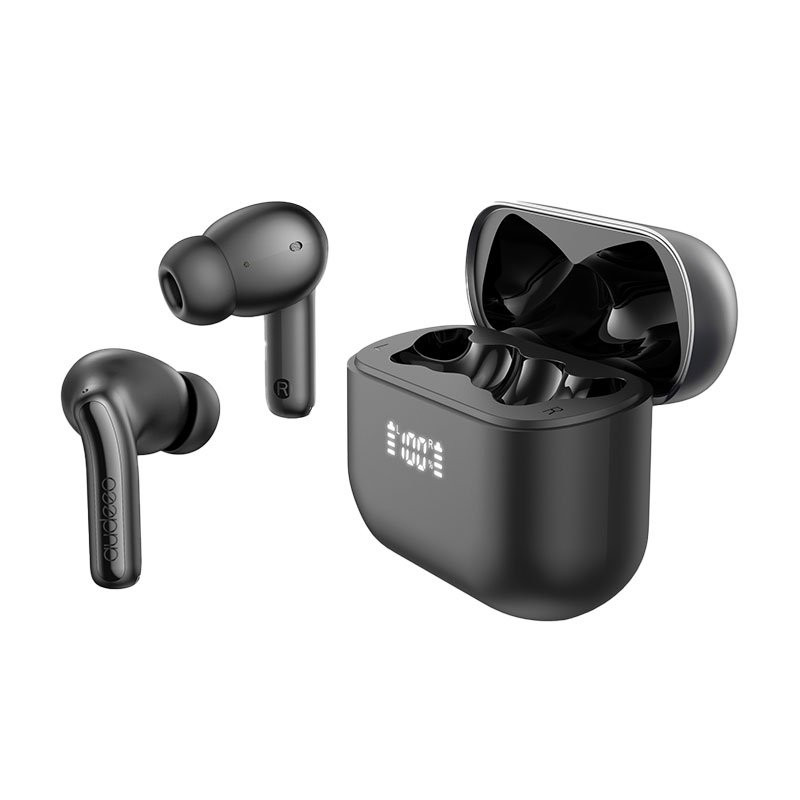 Hörlurar In-Ear TWS ANC ENC LED Novatune Svart