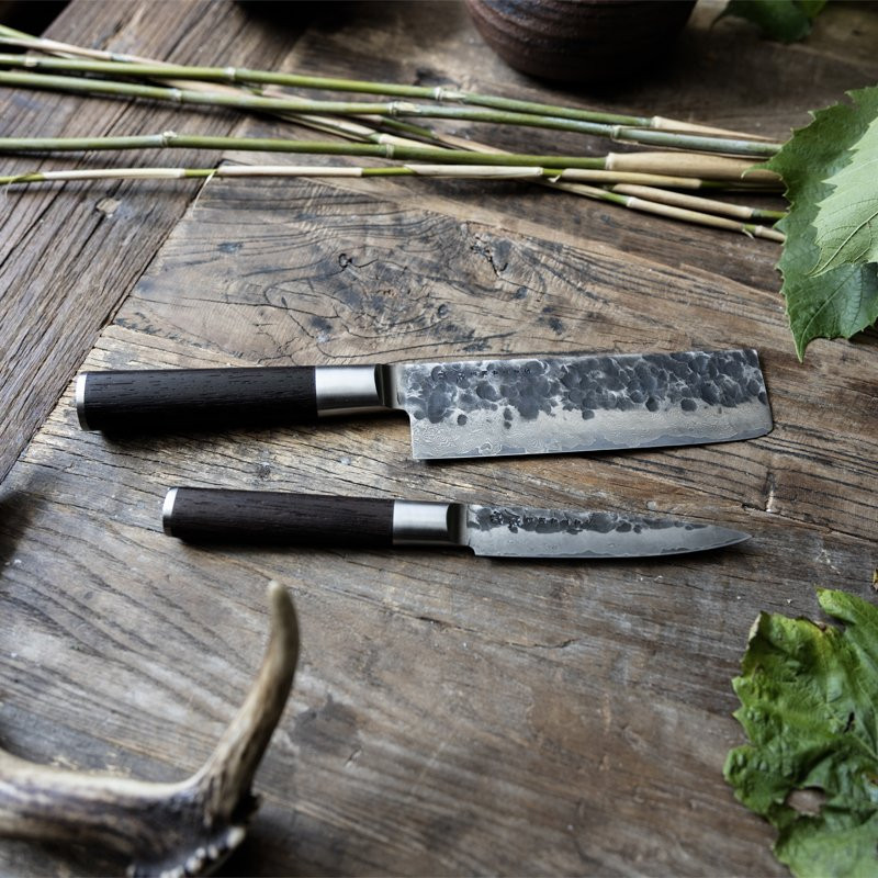 Kuro knivset 2 delar, Nakiri & petty