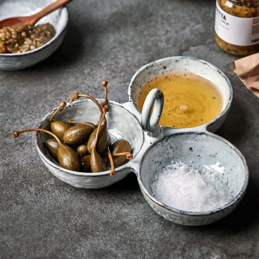 Serveringsskål Rustic Grå/Blå