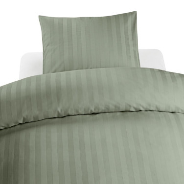 2-Dels Set Hotellsatin Grön