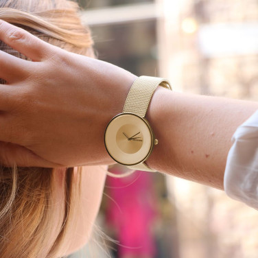 Klocka Cielo 34 Mesh Gold