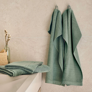 Handduk Helle Frotté 50x70 cm Grön