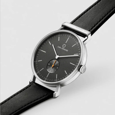 Klocka Ryolit 36 Limed Spruce Black Leather