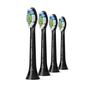 Tandborsthuvuden Sonicare Optimal, 4-pack, Svart