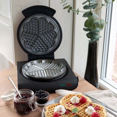 Våffeljärn 907.2 Keramiskt, Svart