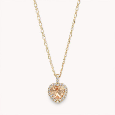 Halskæde Delphine Light Champagne