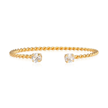 Armband Mini Twisted Gold Crystal